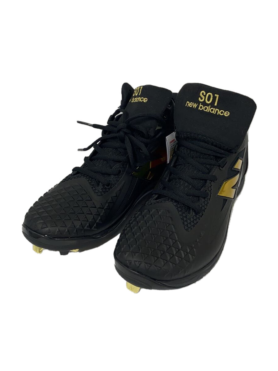 【中古】NEW BALANCE◆野球用品/BLK/MSHOBK1【スポーツ】