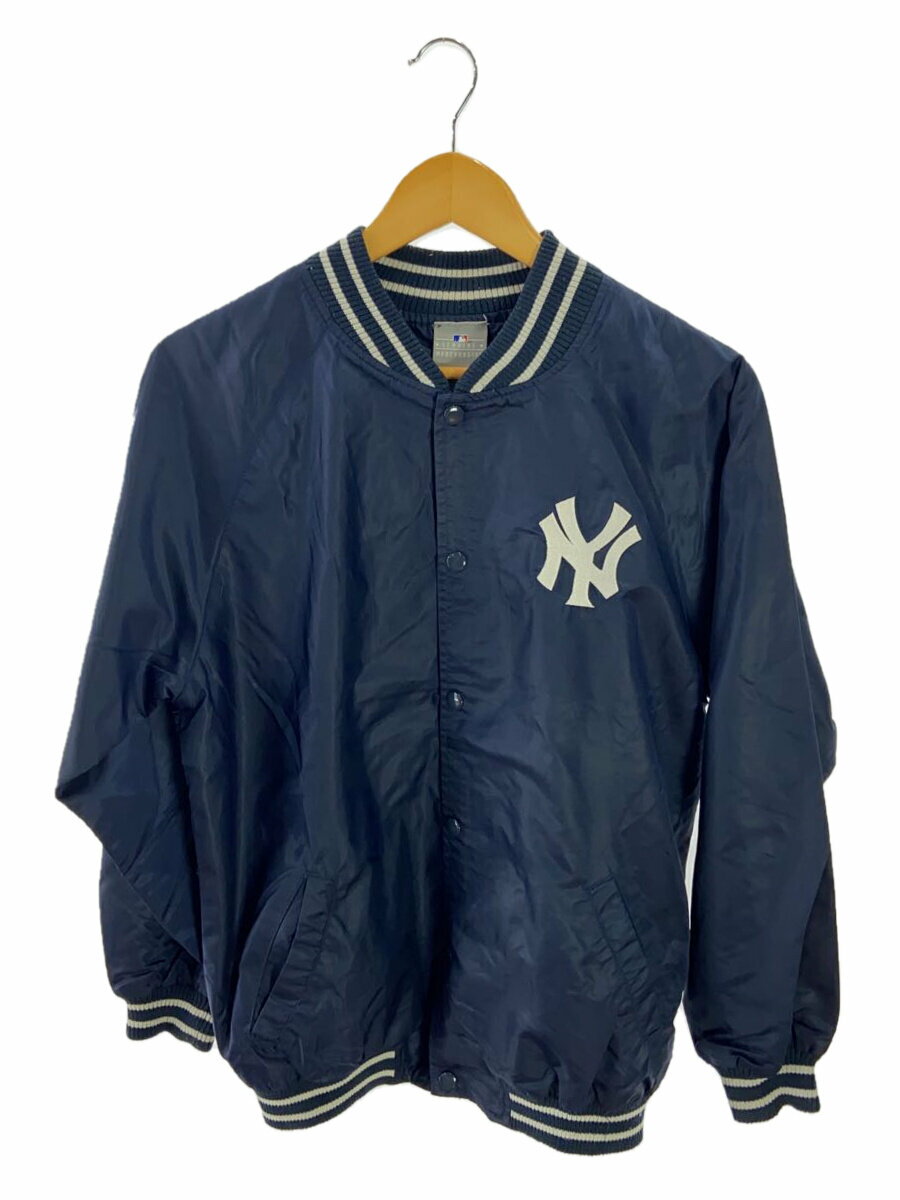 【中古】Genuine Merchandise◆スタジャン/--/ナイロン/NVY【メンズウェア】