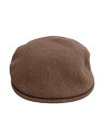 【中古】KANGOL◆WOOL 504 HUNTING CAP/ハンチング/L/ウール/ブラウン/メンズ/0258BC【服飾雑貨他】