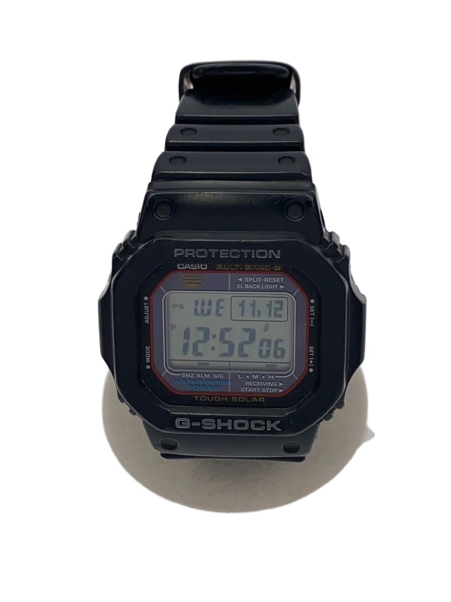 【中古】CASIO◆ソーラー腕時計・G-SHOCK/デジタル/BLK/BLK【服飾雑貨他】