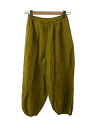 【中古】nagonstans◆ワイドパンツ/36/コットン/YLW/470DS231-7180【レディースウェア】