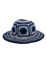 【中古】Supreme◆20AW/Crochet Crusher/ハット/--/コットン/BLU/メンズ【服飾雑貨他】(4)