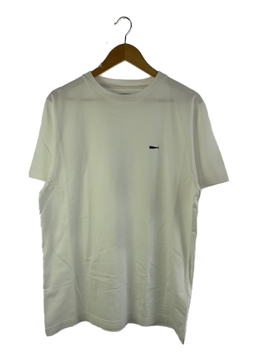 【中古】DESCENDANT◆Tシャツ/2/コットン/WHT【メンズウェア】