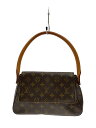 【中古】LOUIS VUITTON◆ミニ・ルーピング_モノグラム・キャンバス_BRW/PVC/BRW/M51147/ワンハンドル【バッグ】(4)