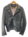【中古】BEAMS HEART◆レザージャケット・ブルゾン/--/--/BLK【メンズウェア】(4)