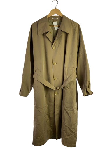 【中古】AURALEE◆コート/3/コットン/BEG/A24SC01FP/FINX POLYESTER WEATHER CHAMBRAY SOU【メンズウェア】 【中古】AURALEE◆コート/3/コットン/BEG/A24SC01FP/FINX POLYESTER WEATHER CHAMBRAY SOU【メンズウェア】