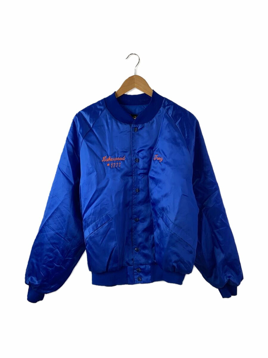 【中古】King Louie◆スタジャン/XL/ナイロン/BLU【メンズウェア】