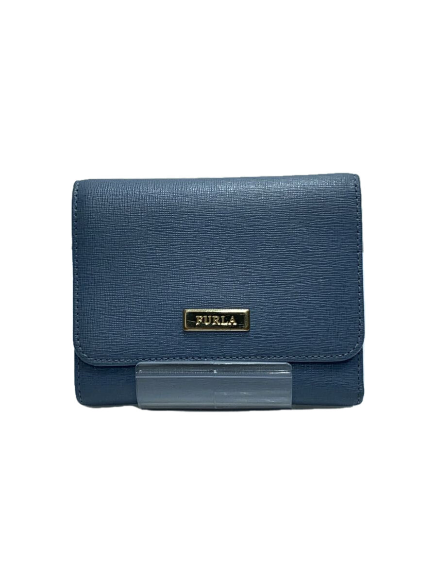 【中古】FURLA◆3つ折り財布/--/GRY/無地/レディース/PS75CL0【服飾雑貨他】
