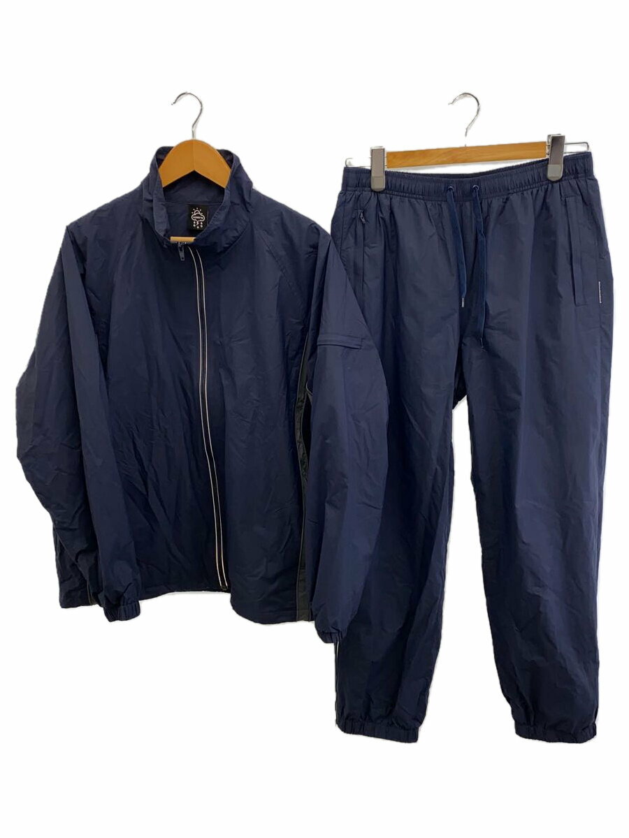 【中古】Training Jacket&Pants Set/セットアップ/M/ナイロン/ネイビー×グレー【メンズウェア】