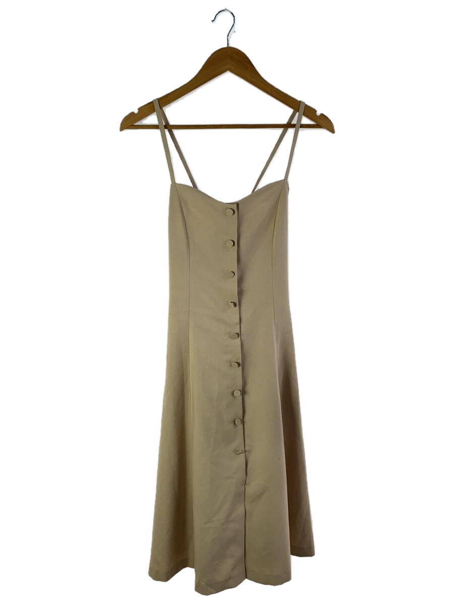 【中古】JILLSTUART◆キャミワンピース/M/ポリエステル/BEG/無地/125-9140033【レディースウェア】