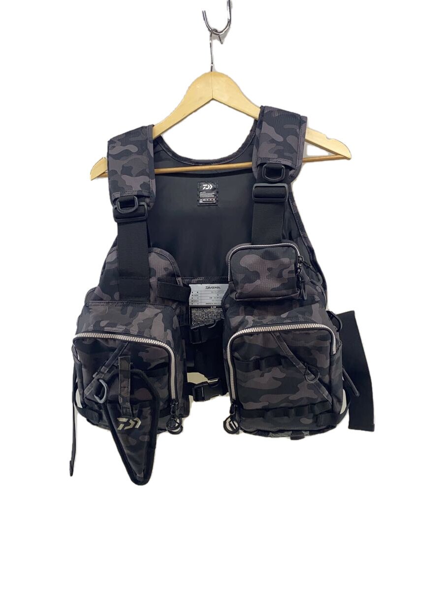 【中古】DAIWA◆ウェアー/--/Flowベスト/BLK/DF-6206【スポーツ】