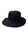 【中古】KIJIMA TAKAYUKI◆ハット/--/コットン/BLK/メンズ/241325【服飾雑貨他】