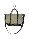 【中古】L.L.Bean◆トートバッグ/コットン/BEG/カモフラ/282340/2way【バッグ】(4)