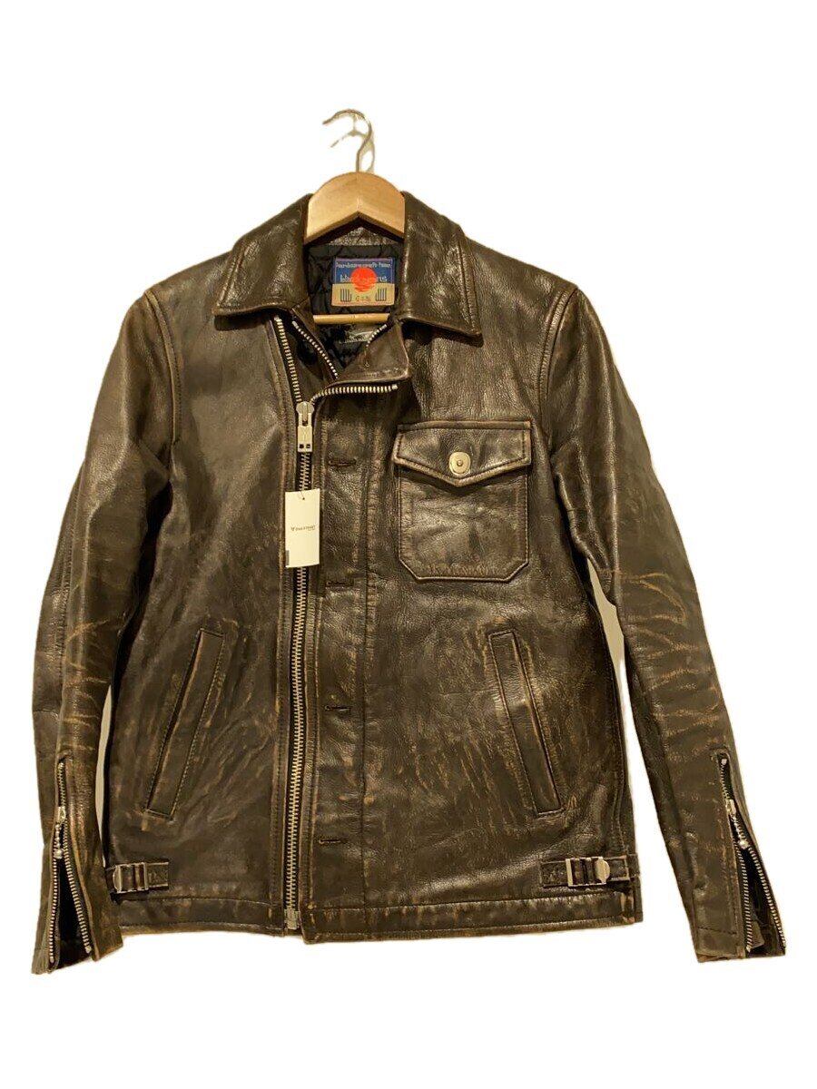 【中古】Blackmeans◆labrat/レザージャケット/2/レザー/BRW/945-65tj72-1【メンズウェア】