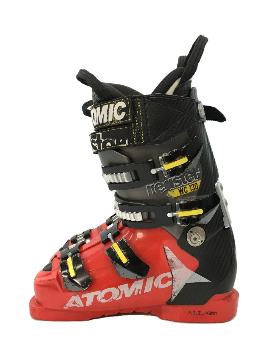 【中古】ATOMIC スキーブーツ/24cm/レッド/アダルト【スポーツ】