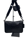 【中古】COACH◆ヘリテージコンバーチブル/シグネチャー/ショルダーバッグ/PVC/BLK/総柄/CW373【バッグ】(4)
