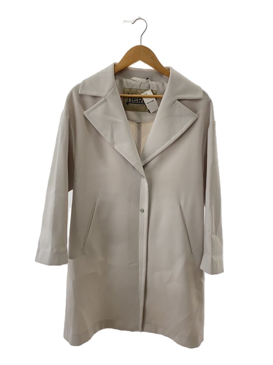 Rakuten - 【中古】HERNO◆LUXURY SCUBAコート/38/ポリエステル/WHT/CA000467D-12486-1320///【レディースウェア】