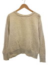 【中古】50s/前Vスウェット/セットインスリーブ/スウェット/コットン/GRY【メンズウェア】
