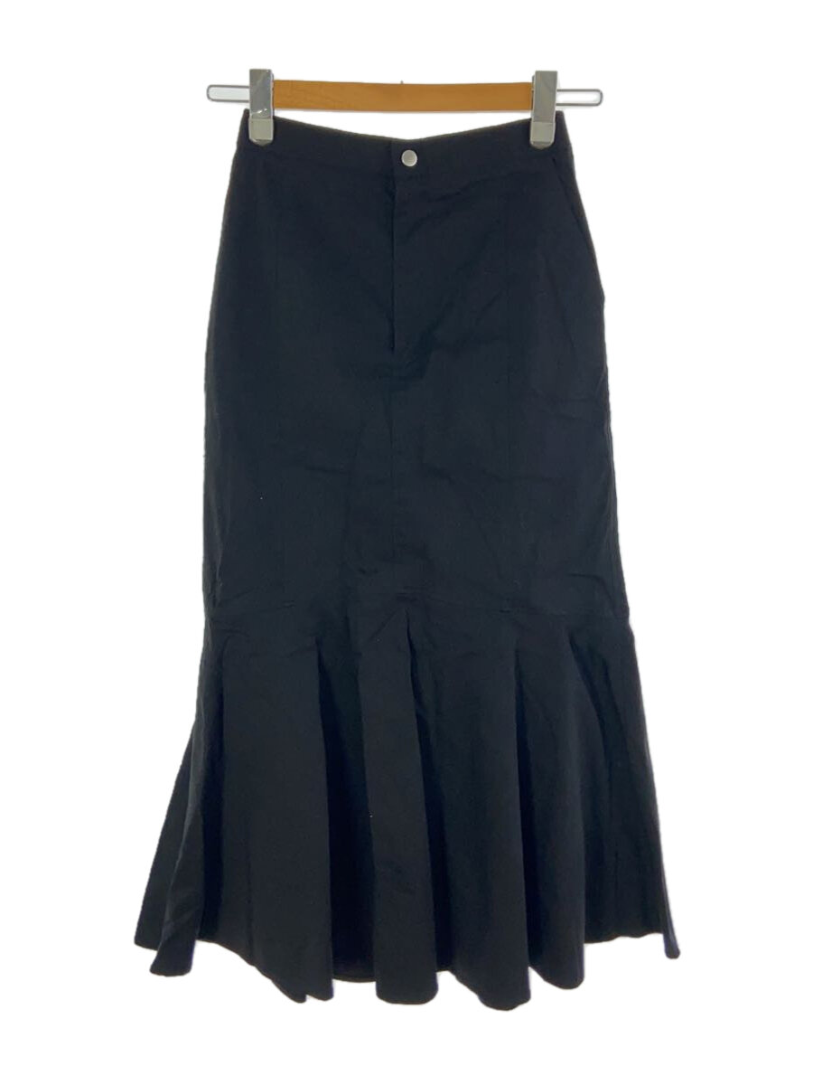 【中古】GRACE CONTINENTAL◆24SS/ミディマーメイドスカート/36/--/BLK/無地/0124221126-00【レディースウェア】