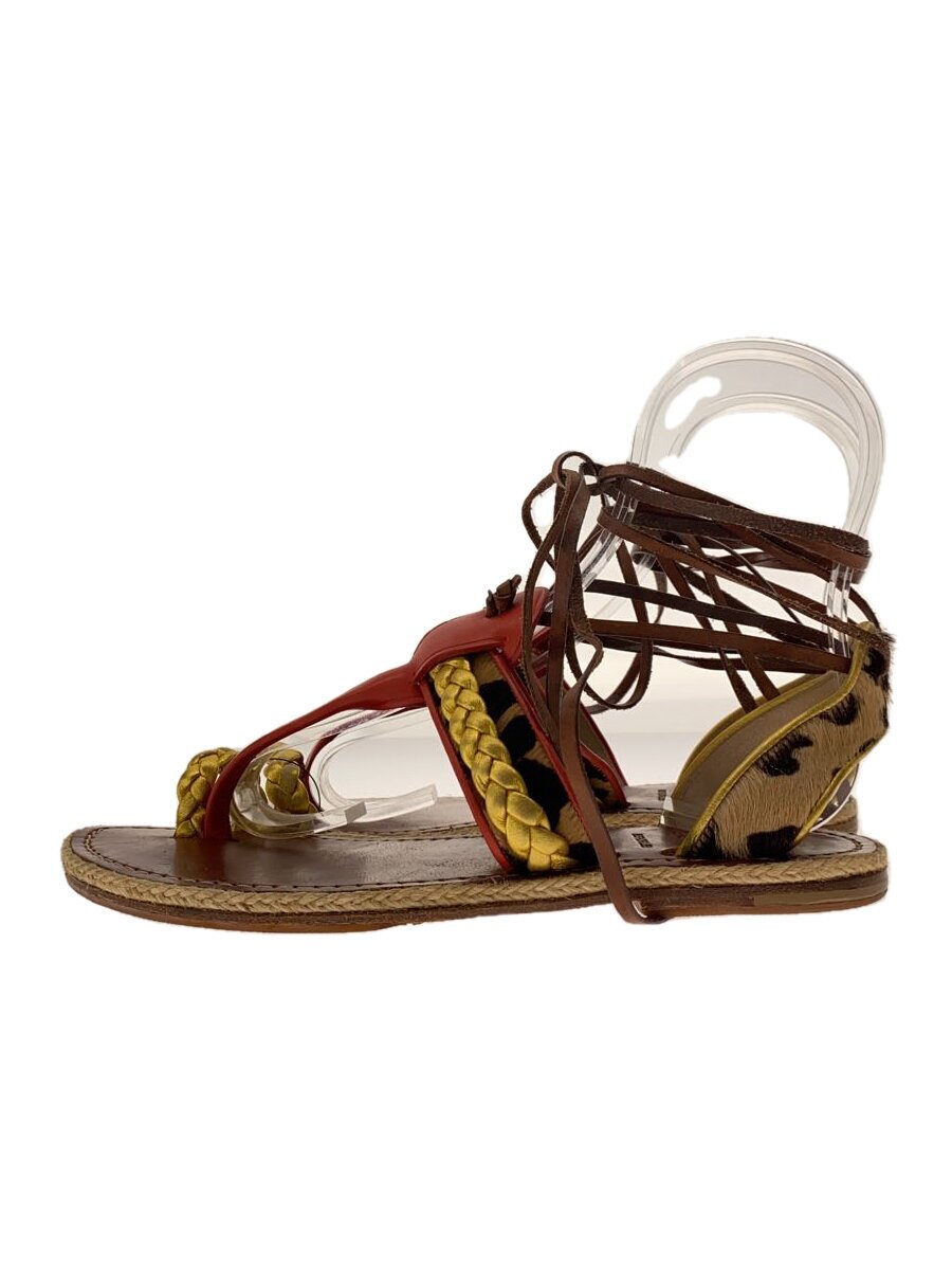 Rakuten - 【中古】Christian Louboutin◆サンダル/37/BRW【シューズ】