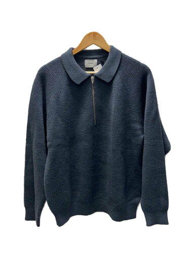 【中古】EVCON◆WOOL LOW GAGE HALF ZIP/ニット・セーター(厚手)/2/ウール/GRY/233-91203//【メンズウェア】 【中古】EVCON◆WOOL LOW GAGE HALF ZIP/ニット・セーター(厚手)/2/ウール/GRY/233-91203//【メンズウェア】