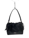 【中古】COACH◆ショルダーバッグ/レザー/BLK/無地/F2480-CT763【バッグ】