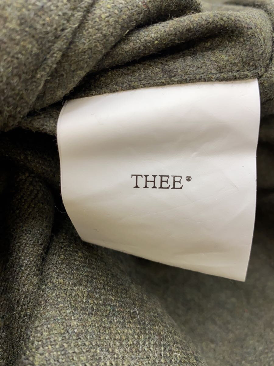 【中古】THEE◆ジャケット/1/ウール/GRN/無地/WJ-CO#001【メンズウェア】