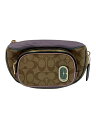 【中古】COACH◆ウエストバッグ/総柄/91010//【バッグ】