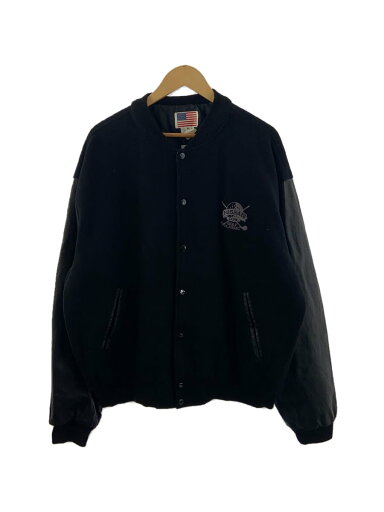 【中古】ジャケット/XL/ウール/BLK/NISSAN GOLF CLASSIC【メンズウェア】