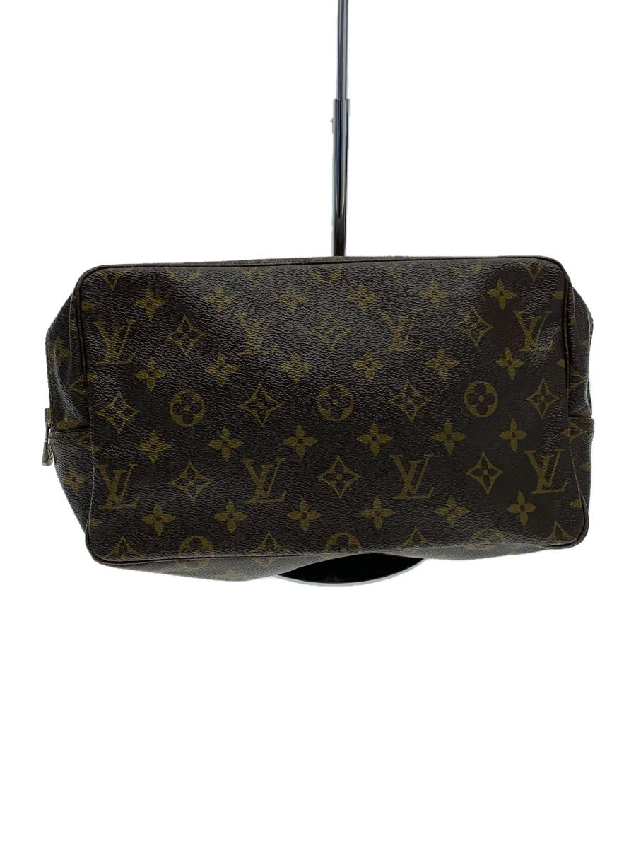 【中古】LOUIS VUITTON◆トゥルース・トワレット28_モノグラム・キャンバス_BRW/PVC/BRW【バッグ】