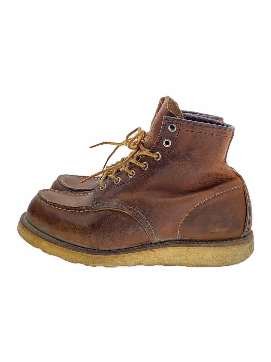 【中古】RED WING◆エンジニアブーツ/US8/BRW/レザー/8876【シューズ】