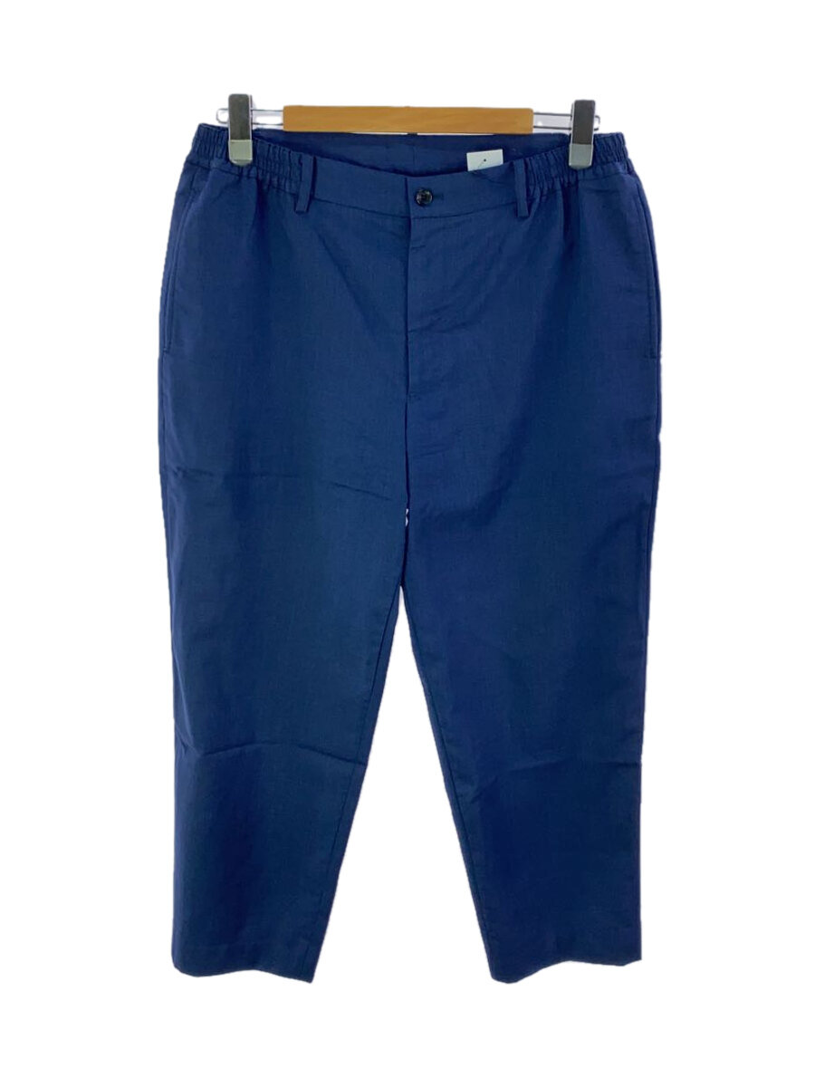 【中古】COMME des GARCONS HOMME DEUX◆サマーウールテーパードパンツ/L/ウール/BLU/無地/DG-P043/21SS【メンズウェア】
