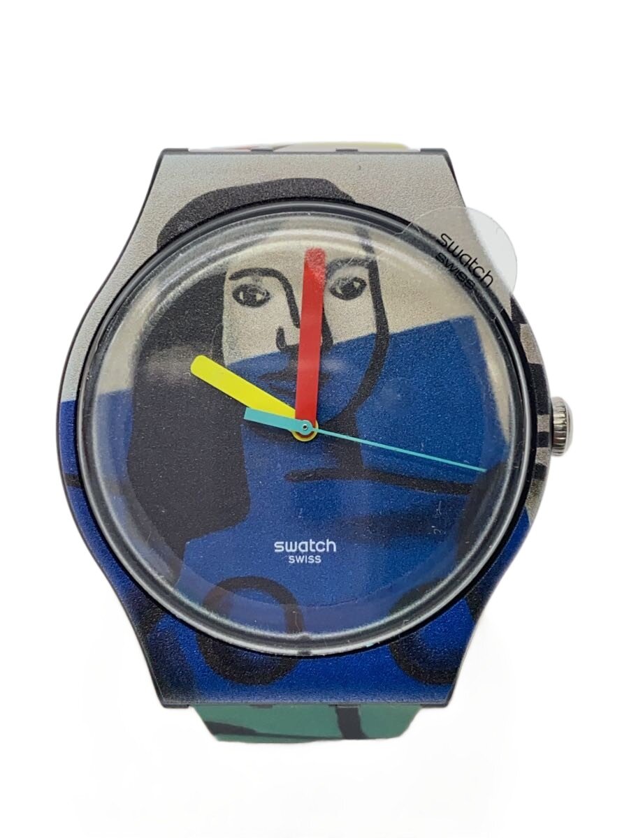 SWATCH◆FERNAND LEGER/腕時計/アナログ/ラバー