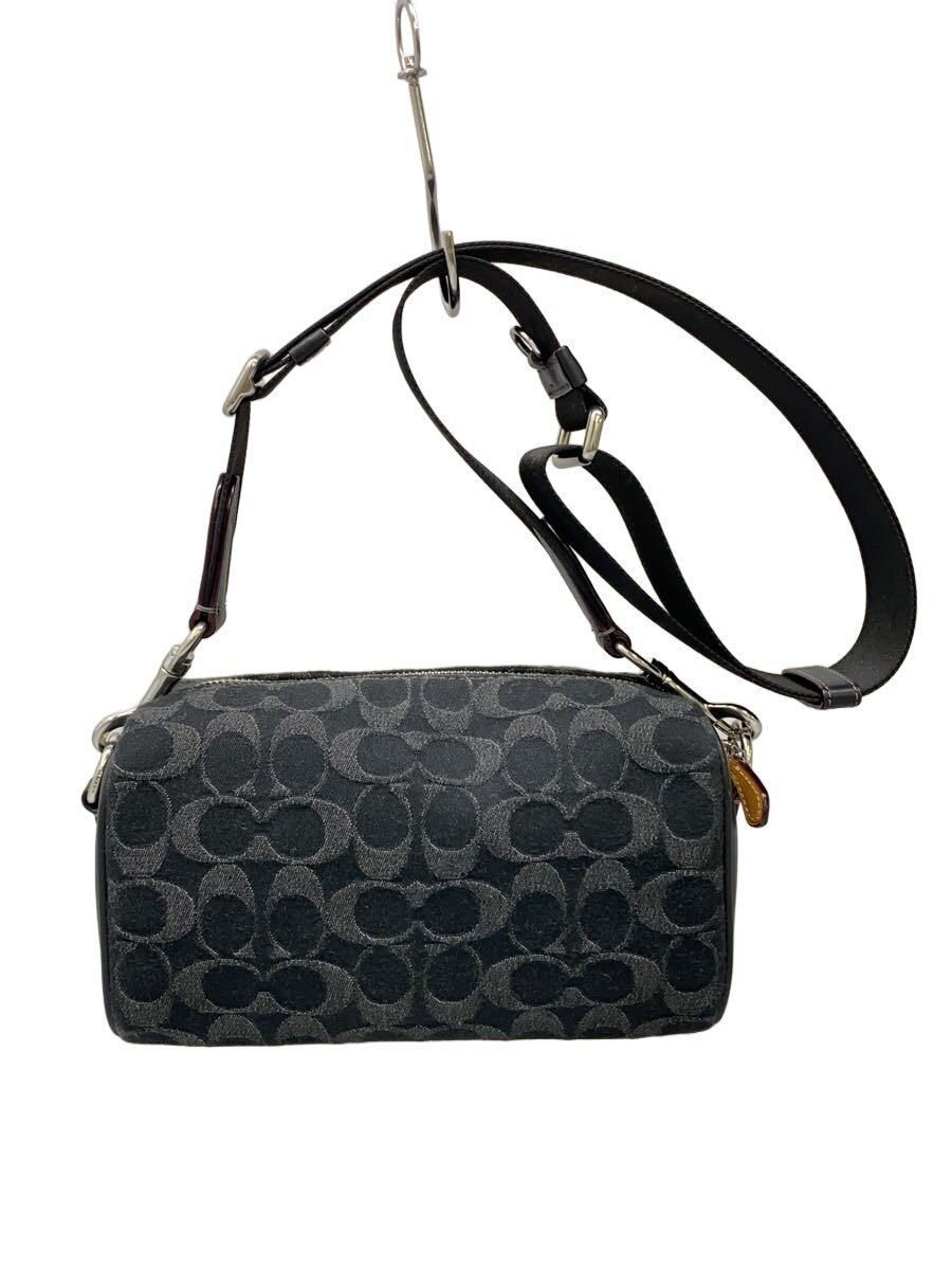 COACH - 【中古】COACH◆ショルダーバッグ/キャンバス/BLK/CO945【バッグ】