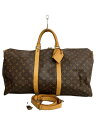 【中古】LOUIS VUITTON◆キーポル55_モノグラム・キャンバス_BRW/PVC/BRW/モノグラム【バッグ】