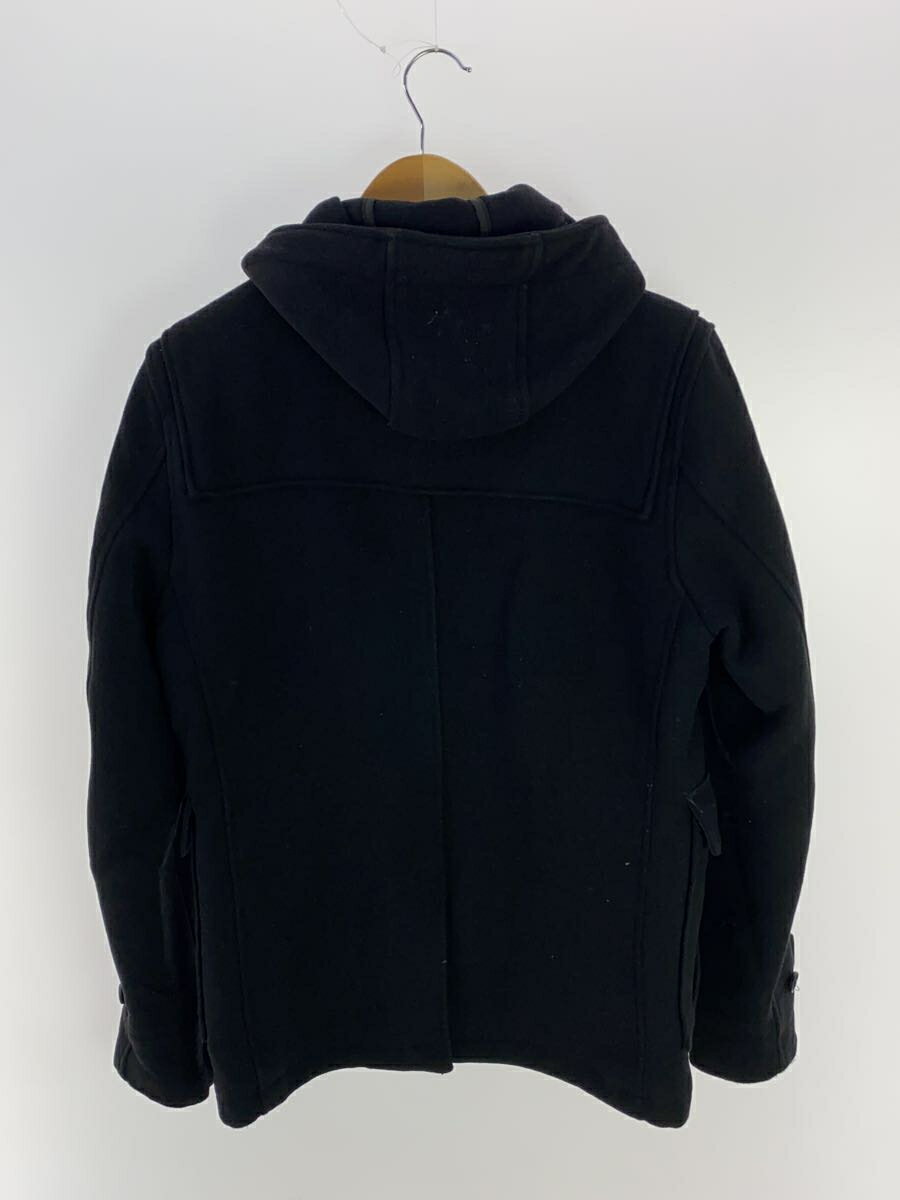 【中古】HARE◆ダッフルコート/L/ウール/BLK/無地【メンズウェア】