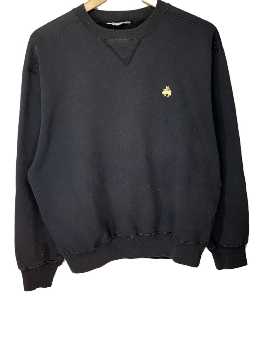 【中古】Golden Fleece by Brooks Brothers◆80s/USA製/三角タグ/フェード/前V/スウェット/M/コットン/NVY/無地【メンズウェア】