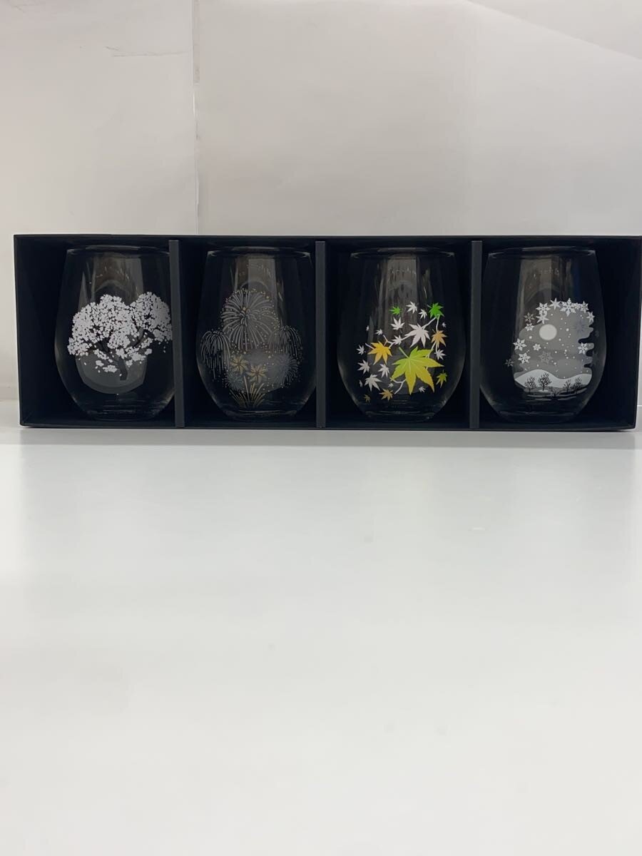 Other - 【中古】日本製四季硝子/4点セット【キッチン用品】