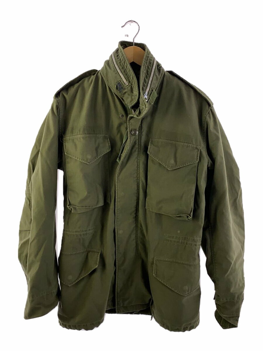 【中古】US.ARMY◆ミリタリージャケット/XS/コットン/KHK/無地【メンズウェア】