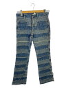 【中古】HYSTERIC GLAMOUR◆ブーツカットパンツ/32/コットン/インディゴ/01193AP02【メンズウェア】(4)