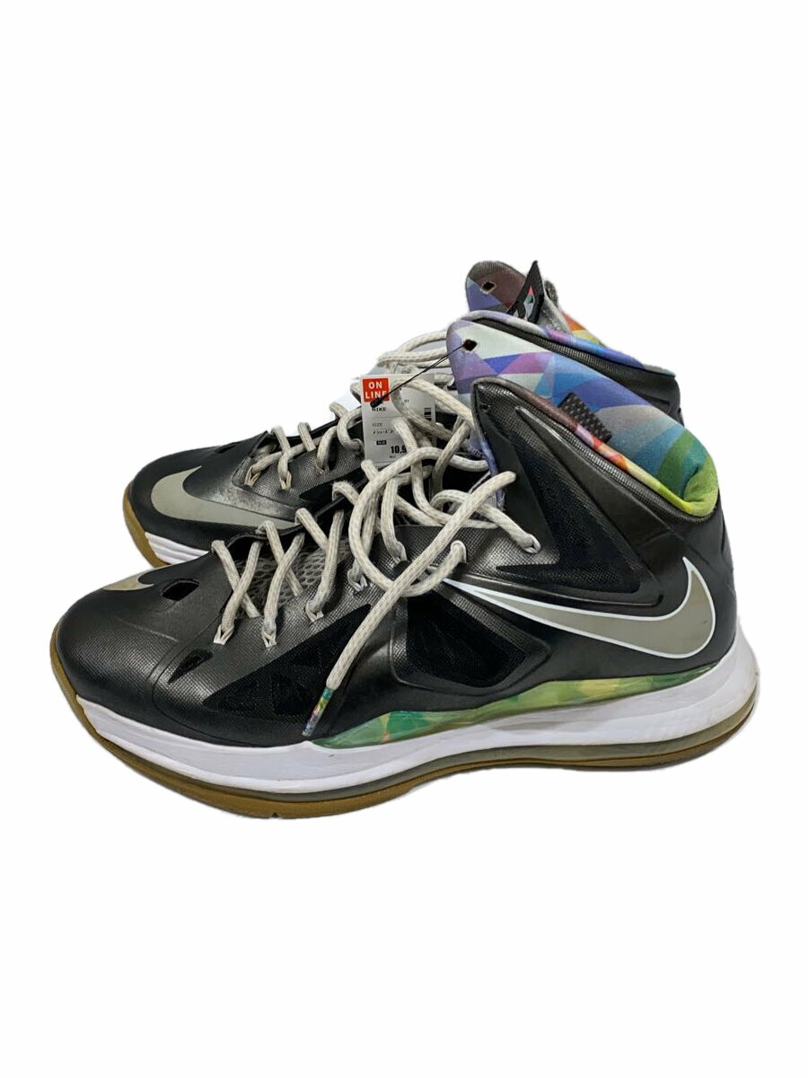 NIKE◆LEBRON X/レブロン10/ブラック/541100-004/30cm/BLK//