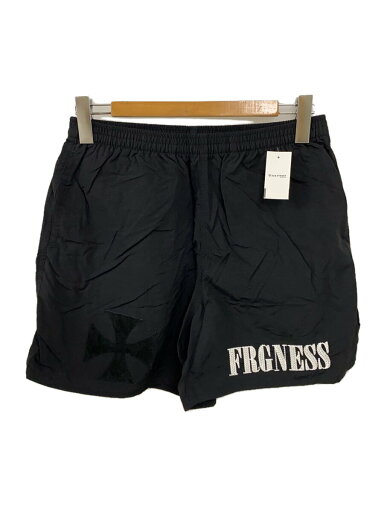 【中古】FRGNESS◆ショートパンツ/S/--/BLK【メンズウェア】 【中古】FRGNESS◆ショートパンツ/S/--/BLK【メンズウェア】