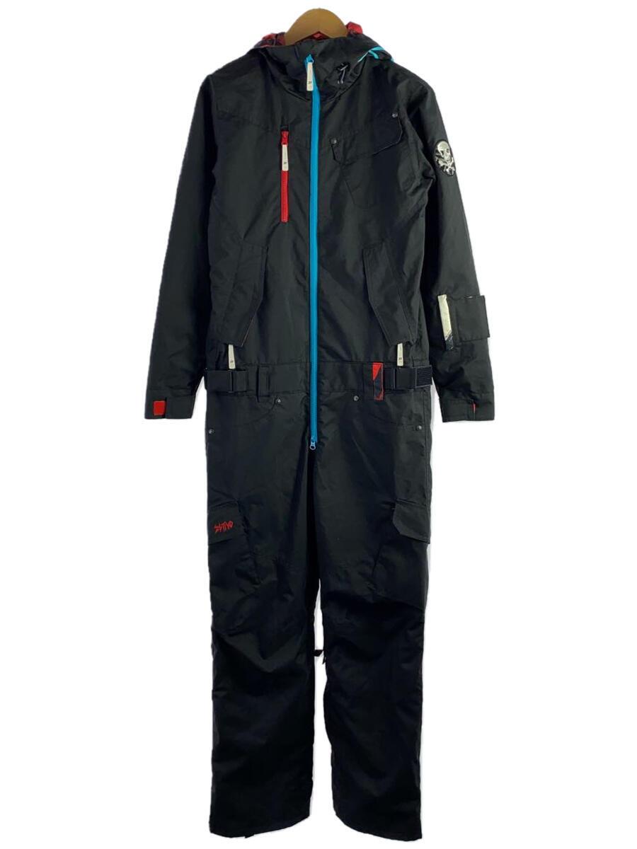 【中古】ESTIVO◆ウェアー/S/BLK/EV-6201/オールインワン/裾少し破れ有り【スポーツ】