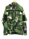 【中古】A BATHING APE◆マウンテンパーカ/XL/ポリエステル/GRN/総柄/001hje801010x【メンズウェア】