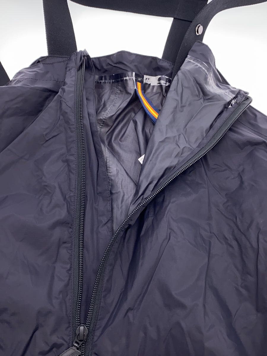 【中古】Engineered Garments◆EG×K-WAY PERRY/オーバーオール/L/ナイロン/BLK/無地【メンズウェア】