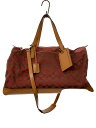 【中古】COACH◆ボストンバッグ/キャンバス/レッド/総柄/内ポケット/R-4253【バッグ】
