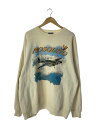 【中古】Hanes◆スウェット/XL/コットン/CRM【メンズウェア】