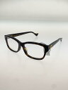【中古】GUCCI◆メガネ/ボストン/プラスチック/BRW/CLR/メンズ/GG1259OA//【服飾雑貨他】