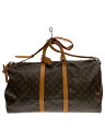 【中古】LOUIS VUITTON◆キーポル・バンドリエール55_モノグラム・キャンバス_BRW/PVC/BRW/総柄【バッグ】(4)