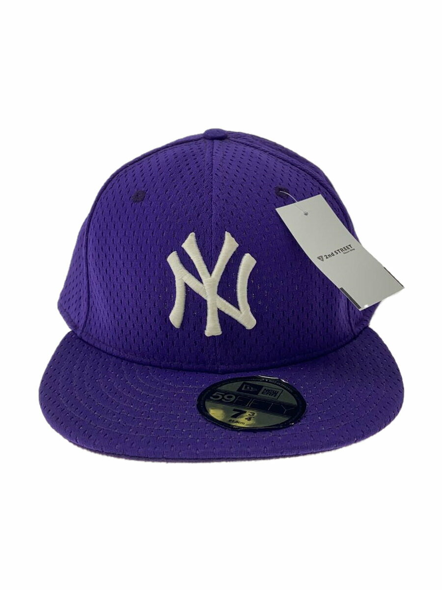【中古】NEW ERA◆キャップ/7 3/4/ポリエステル/BLK/PUP/無地/メンズ/DIAMONDBACKS【服飾雑貨他】